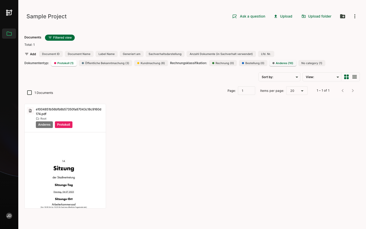 Kombinierte Auswahl aus zwei Gruppen